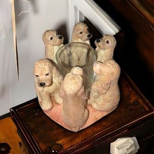 Circle of Friends True Friends Cocker Spaniel candle holder